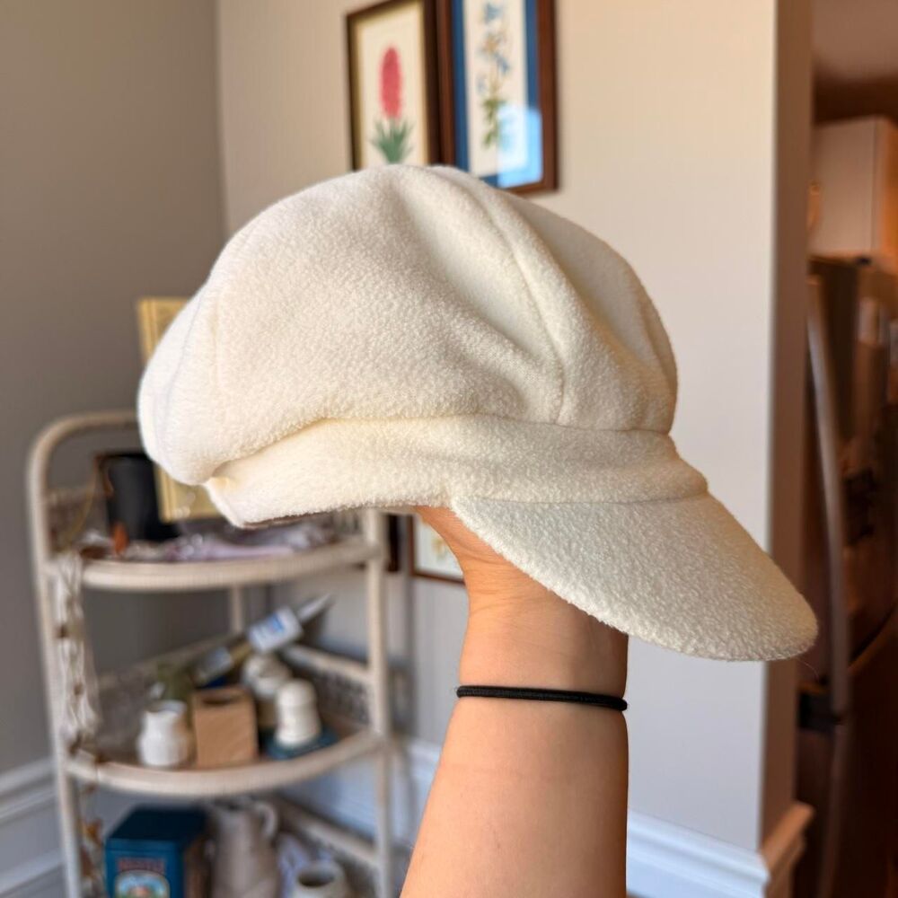 Y2K cap with cream fleece exterior from Falls Creek